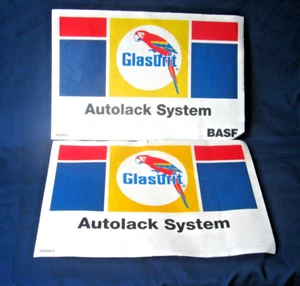 Vtg~Glasurit~BASF~Autolack System~8"x12" Decal~Sticker~Color Graphics~Parrot~NOS - Picture 1 of 12