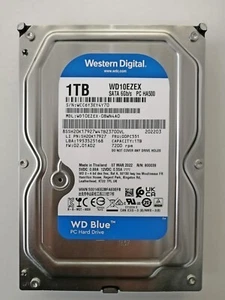 WESTERN DIGITAL WD10EZEX WDBLUE - HARD DISK INTERNO 3,5 1TB SATA3 7200RPM 6Gb/s - Imagen 1 de 3