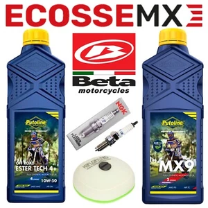 BETA RR300 2022-2023 Enduro Service Kit 2-Takt Getriebe Öl Luftfilter Stecker - Bild 1 von 7