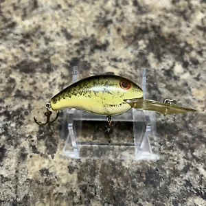 Vintage Rebel Deep Wee-R Naturalized Baby Bass 2" D-93 Crankbait Fishing Lure - Picture 1 of 5