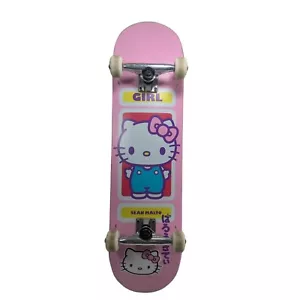 Sanrio Hello Kitty / Girl Skateboards Sean Malto Complete Skateboard 60th Anniv - Picture 1 of 10