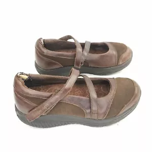 Zapatos Skechers Shape Ups Tonificantes para Caminar Cuero Marrón Mary Jane Comodidad Talla 6 - Imagen 1 de 8