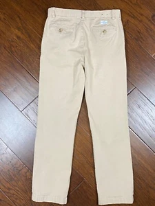Vineyard Vines Boys Khaki Chino Pants Stretch Adjustable Waist Size 18 EUC - Picture 1 of 7