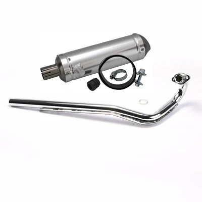 28mm Exhaust muffler Pipe FOR 50-150cc 140 Atomik Lifan Pit Bike ATV Buggy - image 1 of 4
