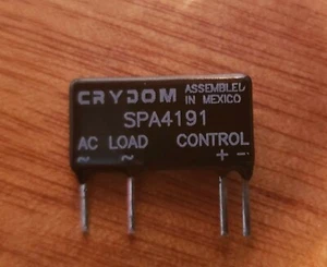 3pcs CRYDOM SPA4191 Solid State Relay SSR 1Amp  120 Vac  AC OUTPUT MINI-SIP - Picture 1 of 2