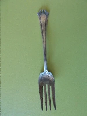 Continental Pattern Fork 1847 Rogers Bros Silverplate XS Triple 1914 - Image 1 of 4