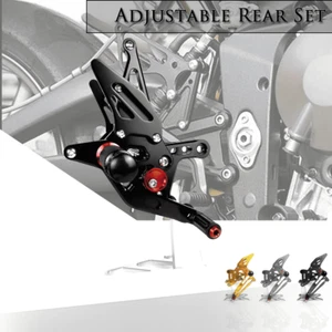 CNC Adjustable Rearsets Footrests Footpeg Rear Set For YAMAHA YZF R1 09-14 - Bild 1 von 10
