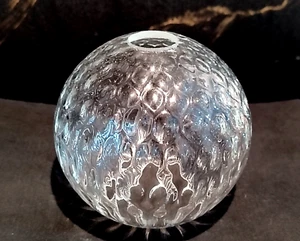 MURANO GLASS THREADING, CLEAR, Ø 115mm, FOR CHANDELIERS OR DECORATIONS - Picture 1 of 13