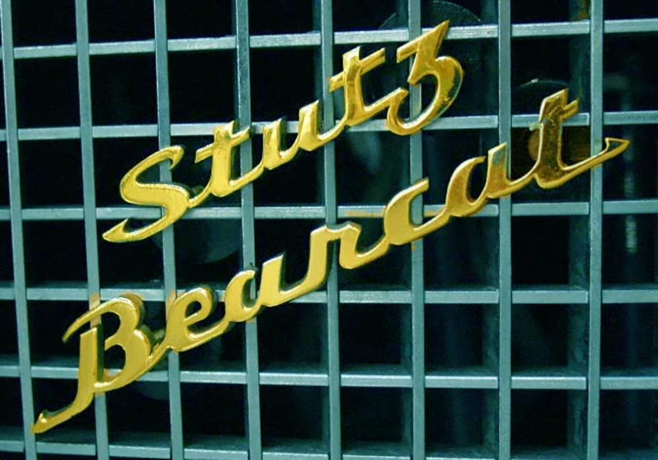 Для винтажного Stutz Bearcat передняя решетка радиатор капот значок эмблема латунь металл - Изображение 1 из 1