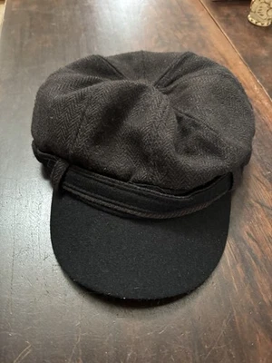 Gorra de periodista degradada de tela oscura para hombre S/M Apt 9 Foto 1 de 4