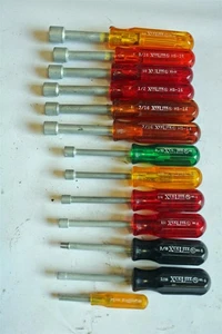 Xcelite Nut Driver Lot 13 Pc. 7/32" to 5/8" - - - - E2782 - Picture 1 of 11