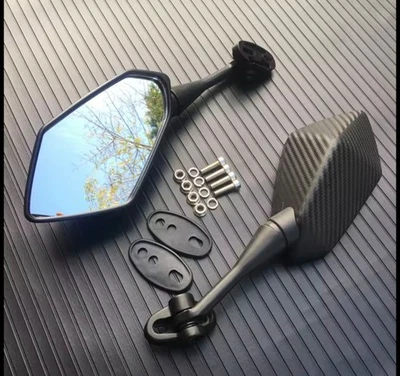 Espejos retrovisores aspecto carbono Honda CBR600RR CBR1000RR VFR1200F CBR500R Foto 1 de 4