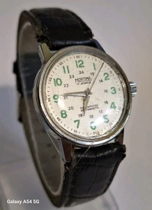 Schöne Mortima 17 Jewels Military Style mechanische Herrenuhr - Bild 1 von 3