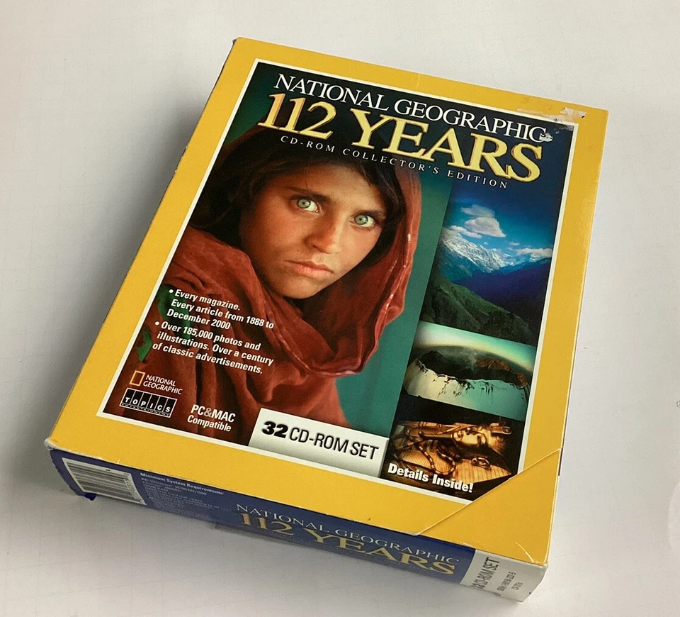 National Geographic 112 Years (1888-2000) 32 CD-ROM Collector's Edition - Image 1 of 4