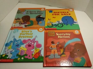 Lot Of 4 Nick Jr Book Club Hardcover Books Little Bill, Oswald, Blue's Clues - Picture 1 of 11
