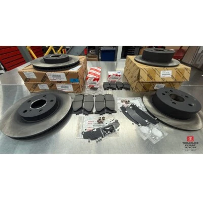 NEW OEM GENUINE TOYOTA CAMRY 2007-2017 FRONT & REAR BRAKE KIT - Image 1 of 2