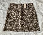 Tu Woman - Leopard Skin Lined Skirt, Size 12 - BRAND NEW (Never Used)