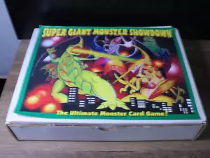 Cybergecko Boardgame Super Giant Monster Showdown Box VG - Picture 1 of 5