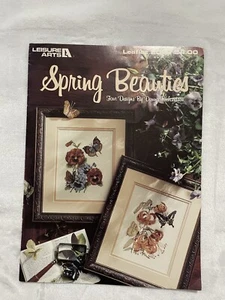 Leisure Arts Spring Beauties Butterfly 2079 Cross Stitch Pattern Richardson - Picture 1 of 4