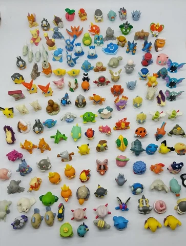 Pokemon Finger Puppet Toy Bandai Kids Hollow Vinyl Figure Lot Of 142 2004-2007 Cover