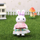 Simulation Forest Rabbit Family Playset Mini Rabbit Bear Toy Dolls Kids Gifts NN