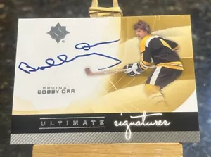 2012-13 Upper Deck Ultimate Signatures Bobby Orr On Card Auto #US-BO - Picture 1 of 2