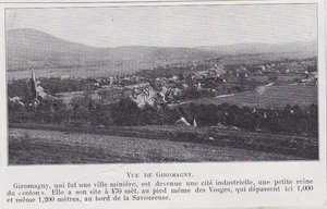 1910 -- VUE DE GIROMAGNY 3J654 - Picture 1 of 1