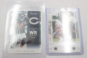 (2) Football Cards Devin Hester Chicago Bears - Picture 1 of 5