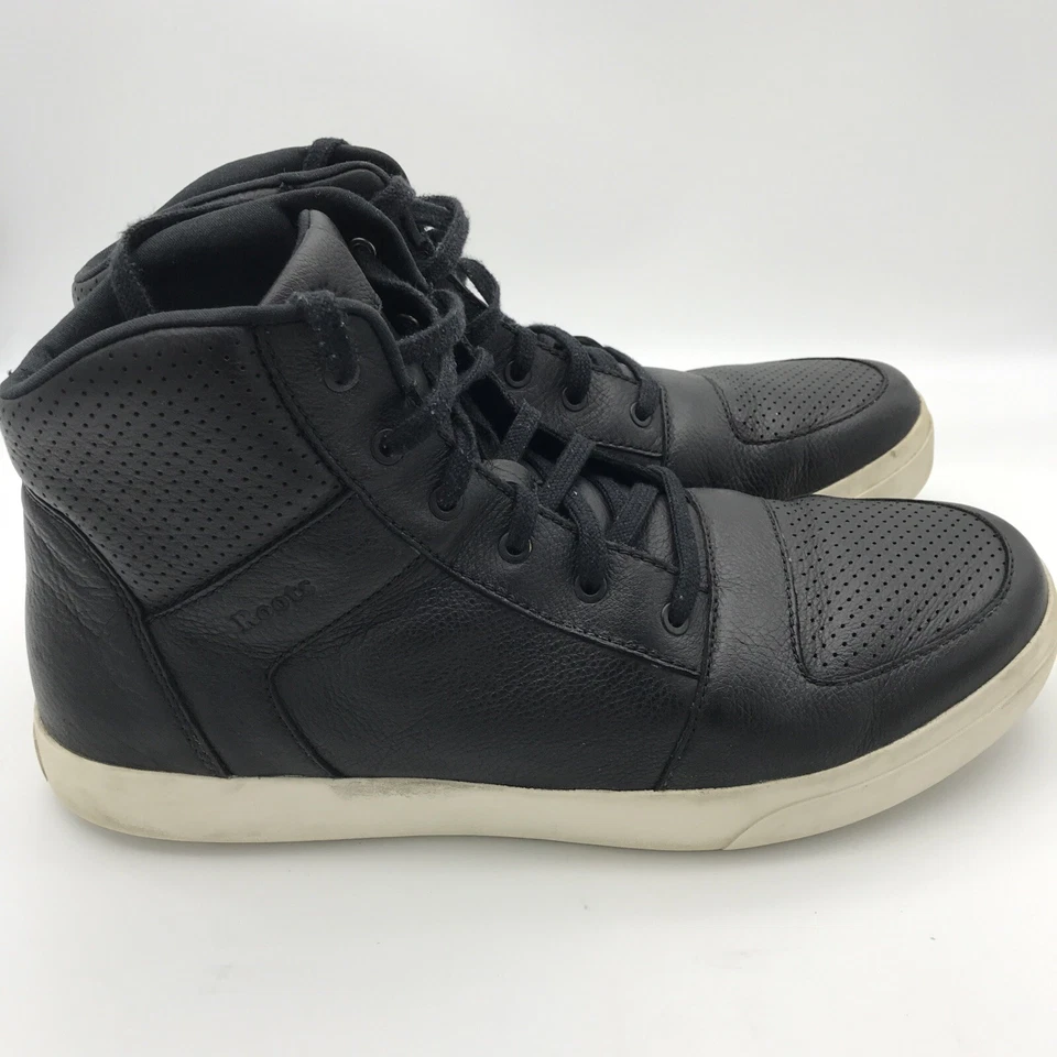 Zapatillas altas Roots Canada de cuero negro para hombre talla US 11,5. Foto 1 de 4