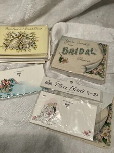 Vintage Bridal Shower Invitations/ Place cards - Picture 1 of 4