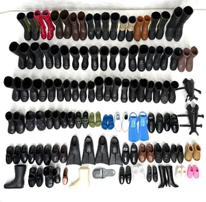 Huge Lot of 126 Boots / Shoes For 1/6 Scale Gi Joe, 21 Century, Barbie Etc - Picture 1 of 7