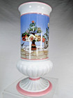 RARE VASE JANINE JANET PORCELAINE HAVILAND Ca. 1950 DECOR SURREALISTE