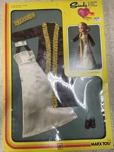 Marx Pedigree Sindy doll outfit "Let's have a dinner party" Vintage 70's - Picture 1 of 2