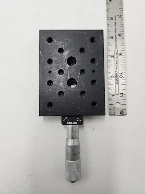 Thorlabs XR25C /PT1-Z8 Manual Linear Stage, 25 mm Travel, Crossed-Roller Bearing - Image 1 of 4