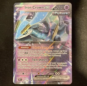 IRON CROWN ex 81/162 DOUBLE RARE -TEMPORAL FORCES POKEMON- MINT - Picture 1 of 2
