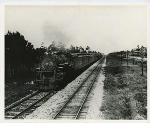 1934 8x10 #411 TRAIN ST AUGUSTINE FLORIDA EAST COAST RAILWAY Read P40 - Picture 1 of 3