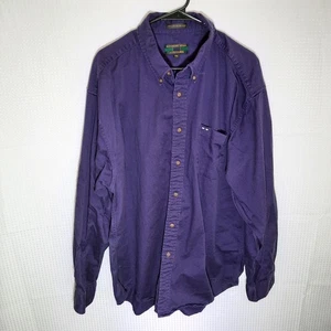 Vtg Alexander Julian Colours 2XL Shirt Men’s Purple Thick Cotton Hong Kong - Picture 1 of 6