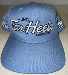 Nike Team UNC Tar Heels Script Lacrosse SnapBack Hat OSFM North Carolina ACC - Picture 1 of 7