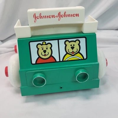 Camión de juguete Johnson & Johnson 1983 vintage organizador osos promoción hecho en EE. UU. Foto 1 de 4