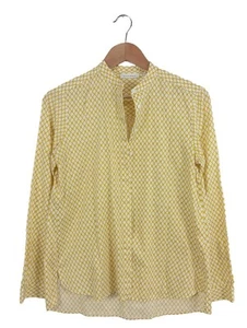 ETERNA Blusa-camisa Mujeres Talla EU 36 amarillo pálido-blanco look casual - Imagen 1 de 5