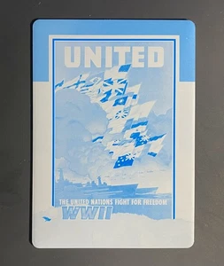 2025 HA Segunda Guerra Mundial Segunda Guerra Mundial Cian Alemán Variación Impresión Placa Los Aliados - Imagen 1 de 2