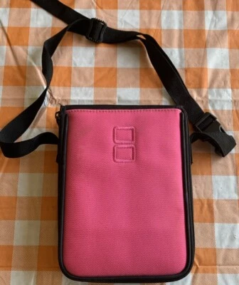 "Funda Nintendo DS con soporte y ranuras DS, así como estuche de almacenamiento con cable 9,5X 7"" rosa" Foto 1 de 4