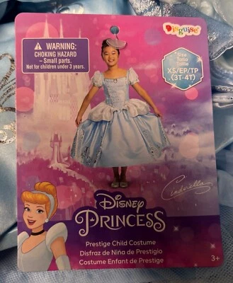 Disfraz de Princesa Cenicienta Disney Disfraz de Halloween para Niñas - ¡Varias Tallas! Foto 1 de 4