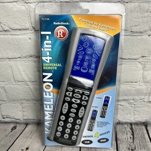 Radio Shack Kameleon 4-in-1 Universal Remote Control TV DVD VCR Touchscreen NEW - Picture 1 of 5