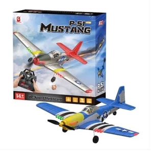 RC P-51 Mustang Brushless Warbird 450mm Wingspan RTF With 2 Batteries AU Stock - Picture 1 of 21