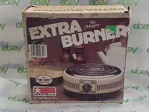 Munsey Extra Burner Vintage 1986 FB-1 Color Almendra EE. UU. 1100W 120V PROBADO - LEER - Imagen 1 de 9