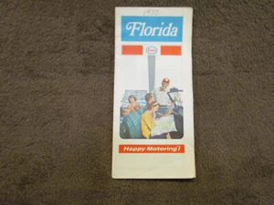 Vintage Florida Karte Esso, 1972, ausklappbare Tasche - Bild 1 von 3