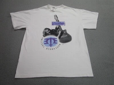 Camisa DE COLECCIÓN Melissa Etheridge Para Hombre L Blanca 1995 Winterland Años 90 Foto 1 de 4