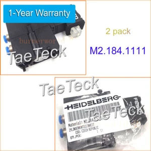2 pcs Solenoid Valve M2.184.1111 MEBH-4/2-QS-4-SA for Heidelberg SM52 SM74 SM102 - Picture 1 of 6