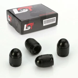 4x VENTILKAPPE REIFENVENTIL VENTIL KAPPE PATRONE SCHWARZ FÜR PKW LKW MOTORRAD - Bild 1 von 3